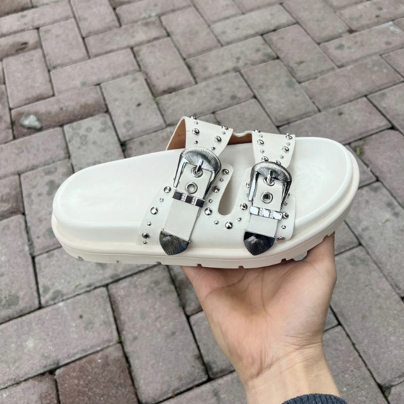 Ramel Damescasual Klinknagelpantoffels - Zwart