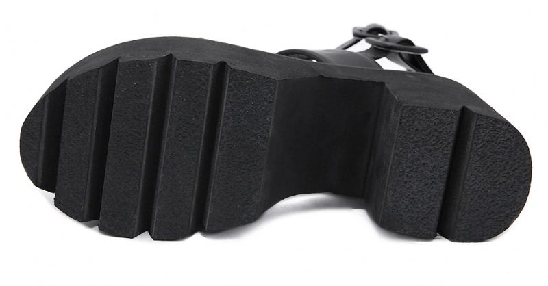 Ranata Dames Platform Sandaal - Zwart
