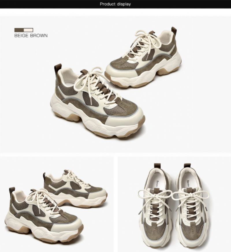 Rancey Dames Sneakers Schoenen - Bruin