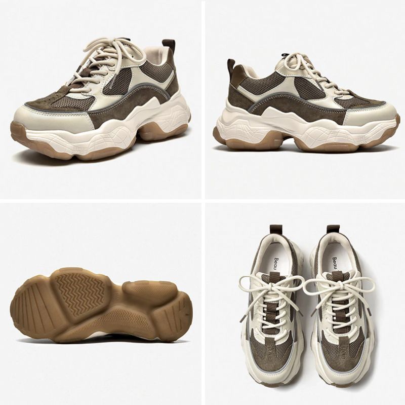 Rancey Dames Sneakers Schoenen - Bruin