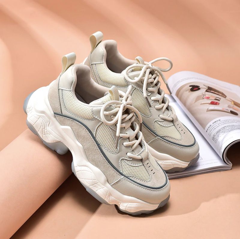 Rancey Dames Sneakers Schoenen - Bruin