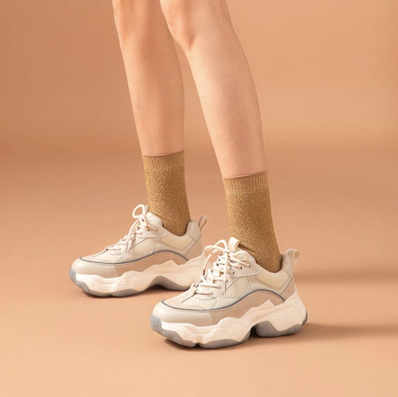 Rancey Dames Sneakers Schoenen - Bruin