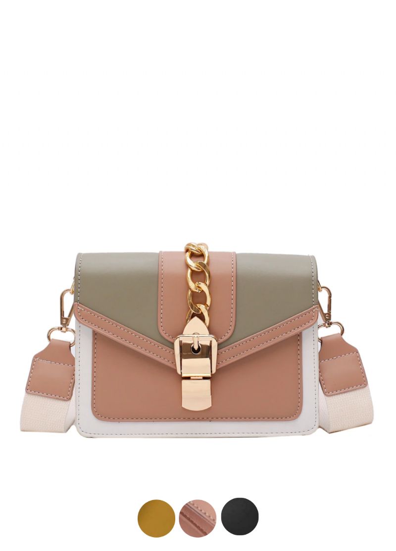Randa Handtas Voor Dames Kleine Luxe Leren Crossbody Met Ketting