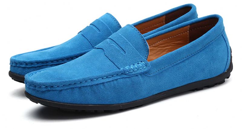Randan Heren Loafer Schoenen - Blauw