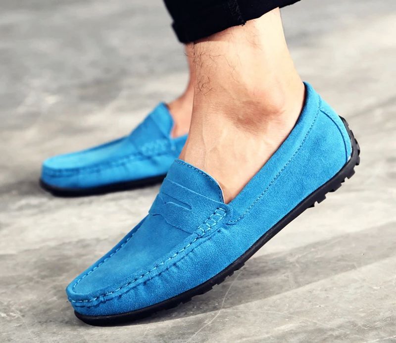Randan Heren Loafer Schoenen - Blauw
