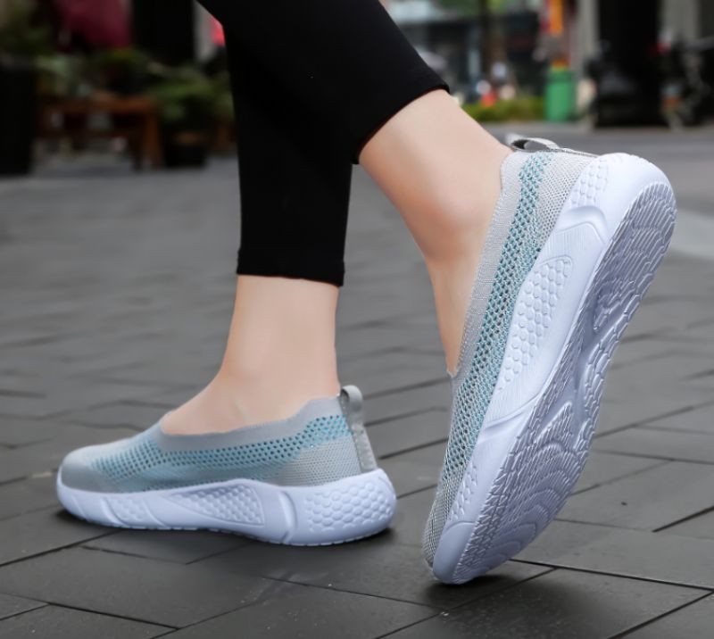 Rania Dames Slip-on Zwarte Schoenen - Zwart