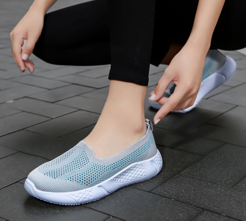 Rania Dames Slip-on Zwarte Schoenen - Zwart