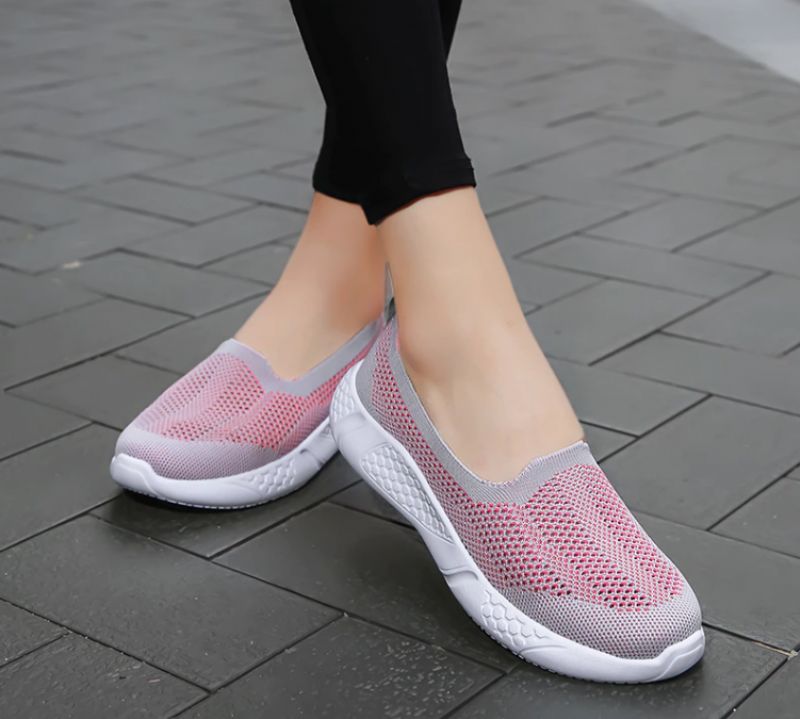 Rania Dames Slip-on Zwarte Schoenen - Zwart