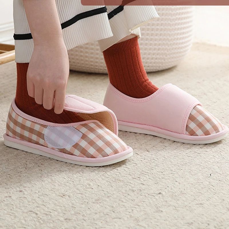 Raquel Dames Verstelbare Sluiting Comfortabele Pantoffels - Roze