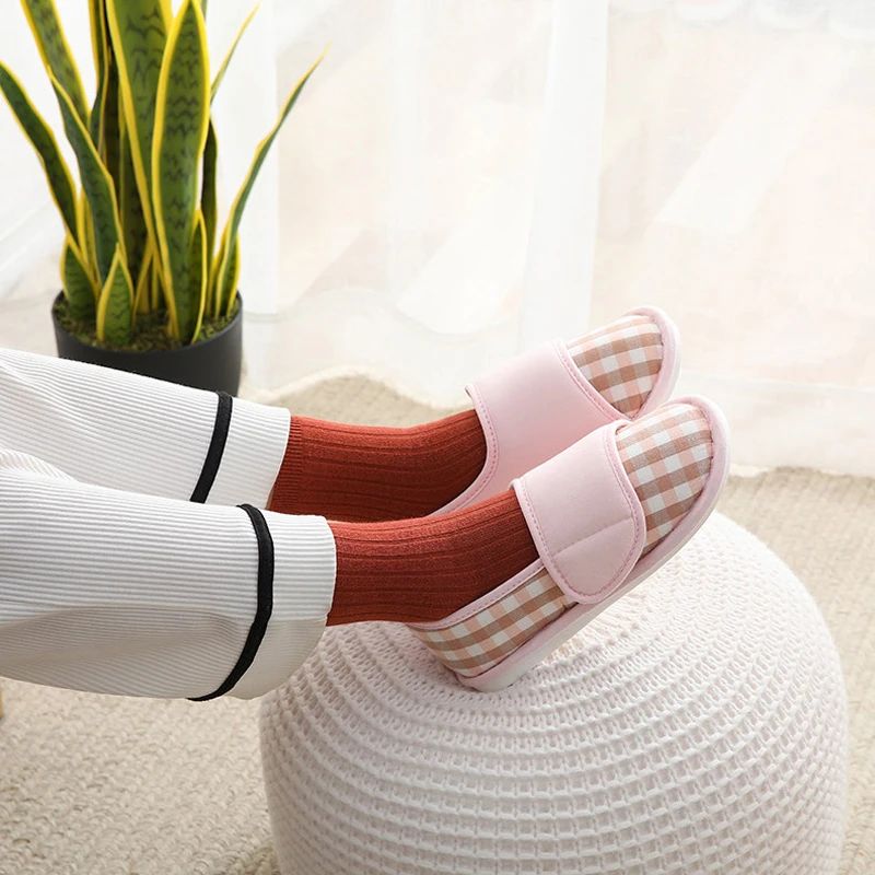 Raquel Dames Verstelbare Sluiting Comfortabele Pantoffels - Roze