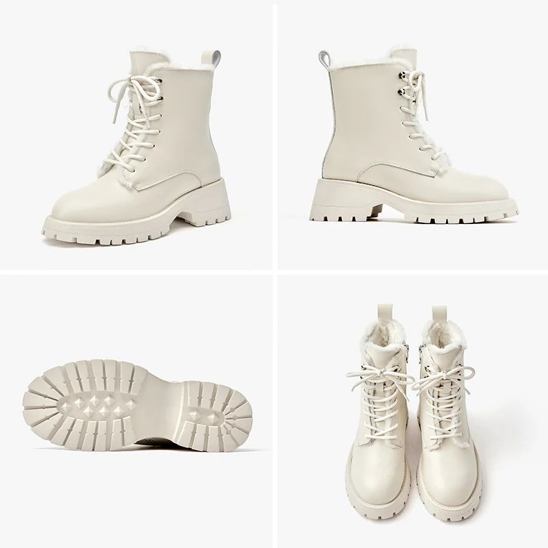 Raquel Dames Winter Veterlaarzen - Beige