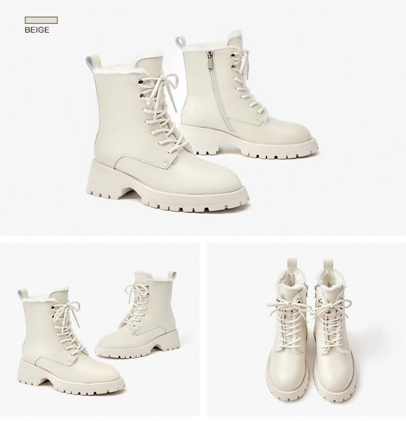 Raquel Dames Winter Veterlaarzen - Beige