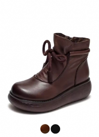 Raquela Dames Platform Enkellaarsjes