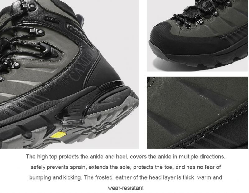 Rasford Heren Antislip Wandelschoenen - Zwart