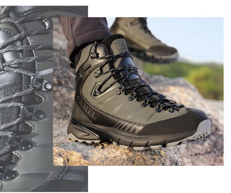 Rasford Heren Antislip Wandelschoenen - Zwart