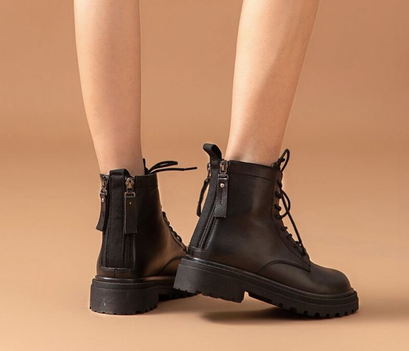 Rassel Boots Enkellengte - Zwart