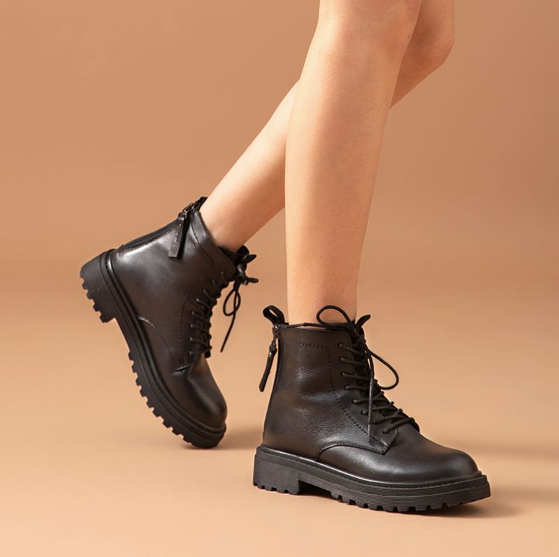 Rassel Boots Enkellengte - Zwart