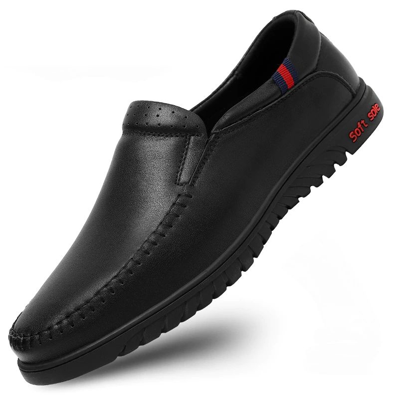 Rayner Heren Loafers Geklede Schoenen - Zwart