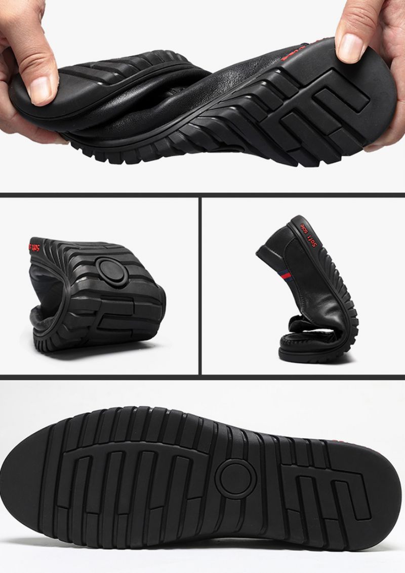 Rayner Heren Loafers Geklede Schoenen - Zwart