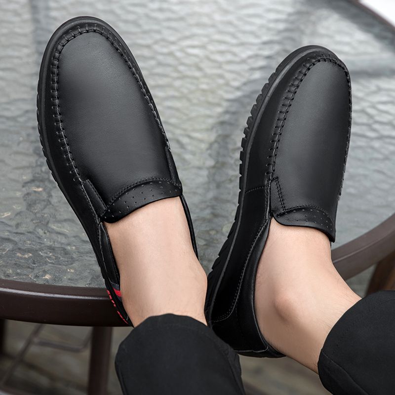 Rayner Heren Loafers Geklede Schoenen - Zwart