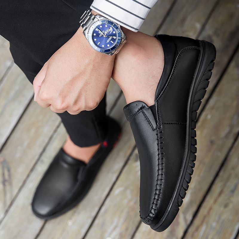 Rayner Heren Loafers Geklede Schoenen - Zwart
