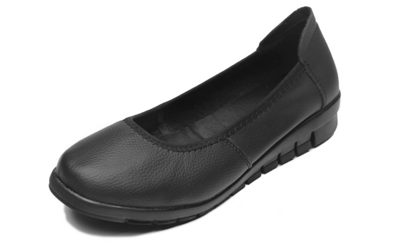 Rebeca Dames Comfortabele Ballet Platte Schoenen - Zwart