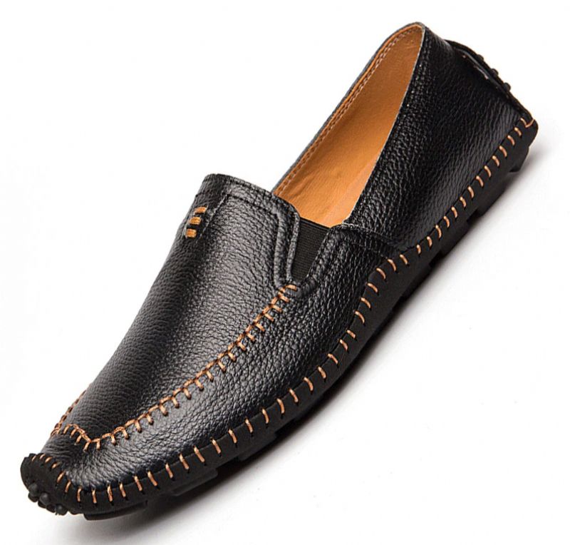 Recio Heren Loafers Casual Schoenen - Zwart