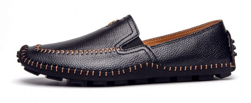 Recio Heren Loafers Casual Schoenen - Zwart