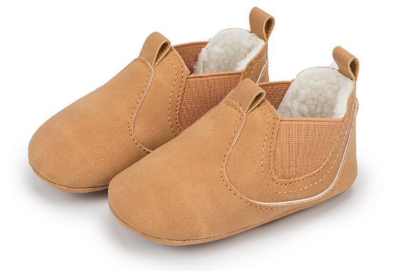Redo Unisex Warme Sneaker Voor Kinderen - Koffiebont