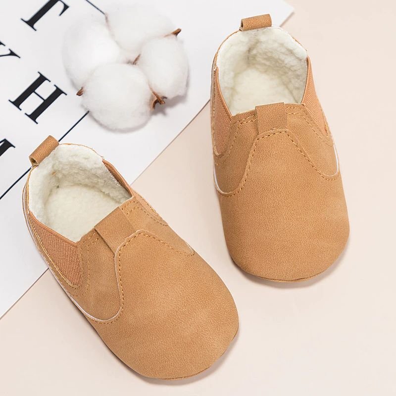 Redo Unisex Warme Sneaker Voor Kinderen - Koffiebont