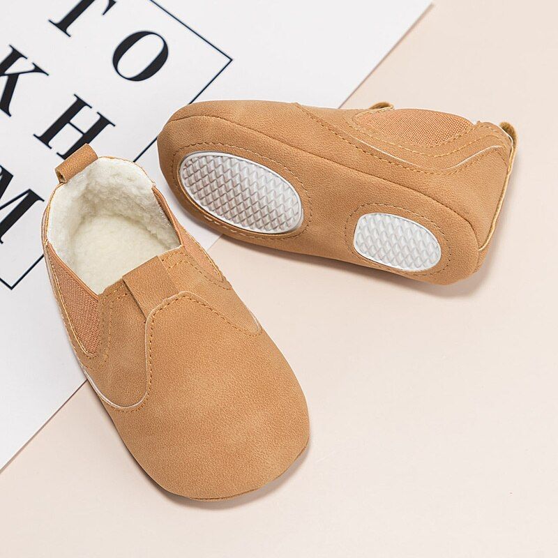 Redo Unisex Warme Sneaker Voor Kinderen - Koffiebont