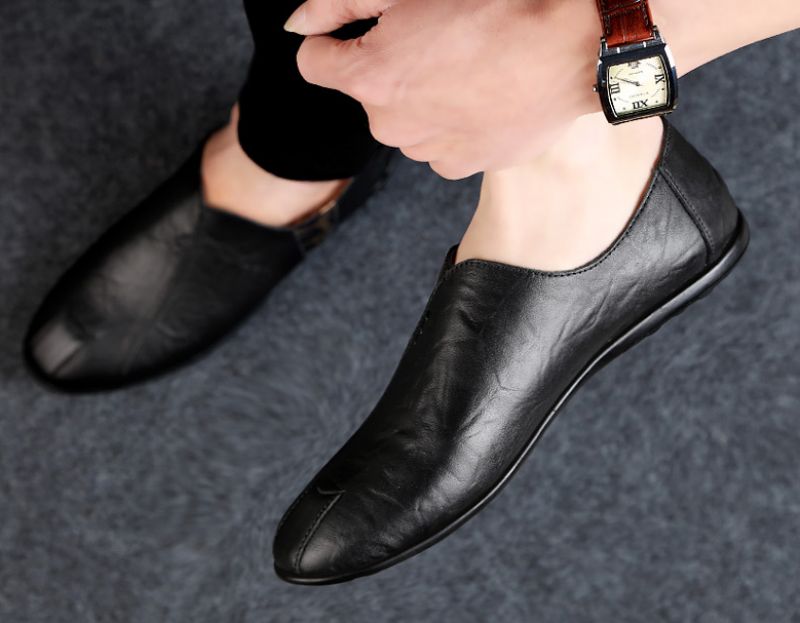 Reece Heren Loafers Casual Schoenen - Koffie