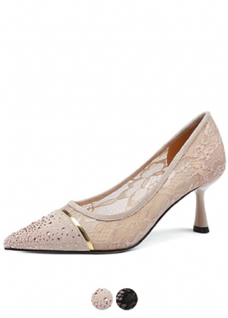 Reina Dames Bruiloft Hoge Hak Pumps Schoenen