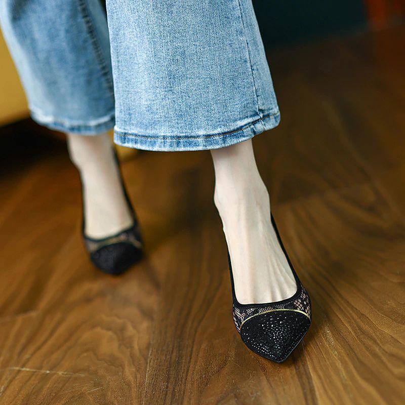 Reina Dames Bruiloft Hoge Hak Pumps Schoenen - Abrikoos