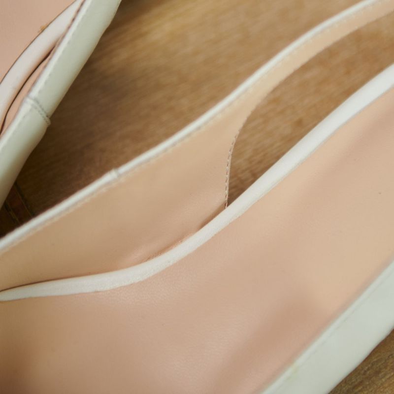 Reina Dames Slingback Pumps - Geel