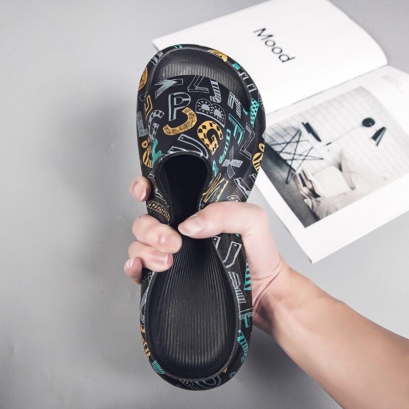 Reiner Heren Casual Flip Flops - Zwart