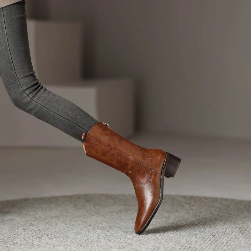 Renny Dames Mid Calf Laarzen - Zwart
