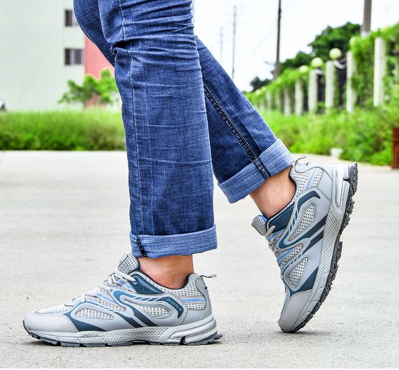 Renzo Heren Hardloopschoenen - Zilver