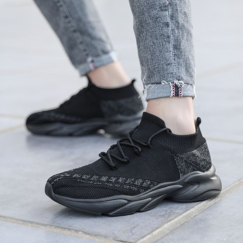 Revel Heren Antislip Zwarte Sneaker - Zwart