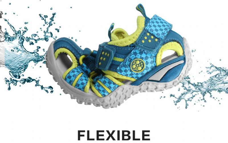 Riad Unisex Strandsandalen Voor Kinderen - Blauw