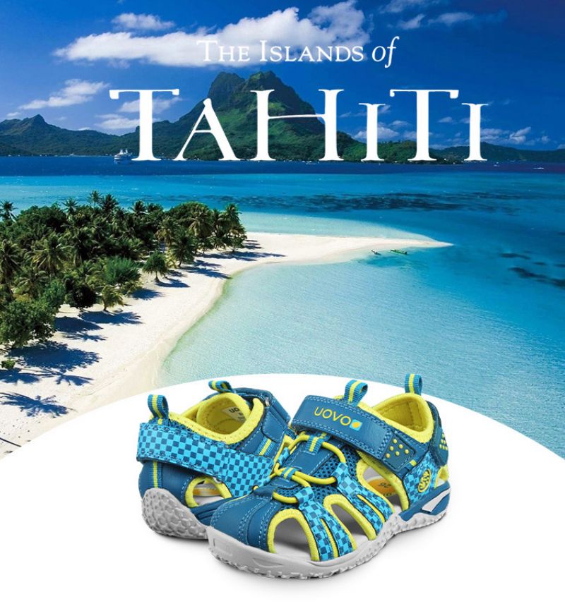 Riad Unisex Strandsandalen Voor Kinderen - Blauw