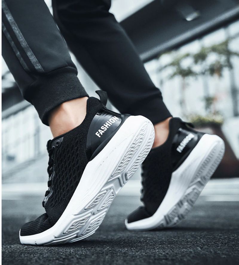 Ribas Heren Mode Sneakers - Zwart