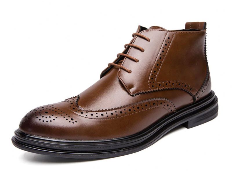 Ribes Heren Chukka Boots - Koffie