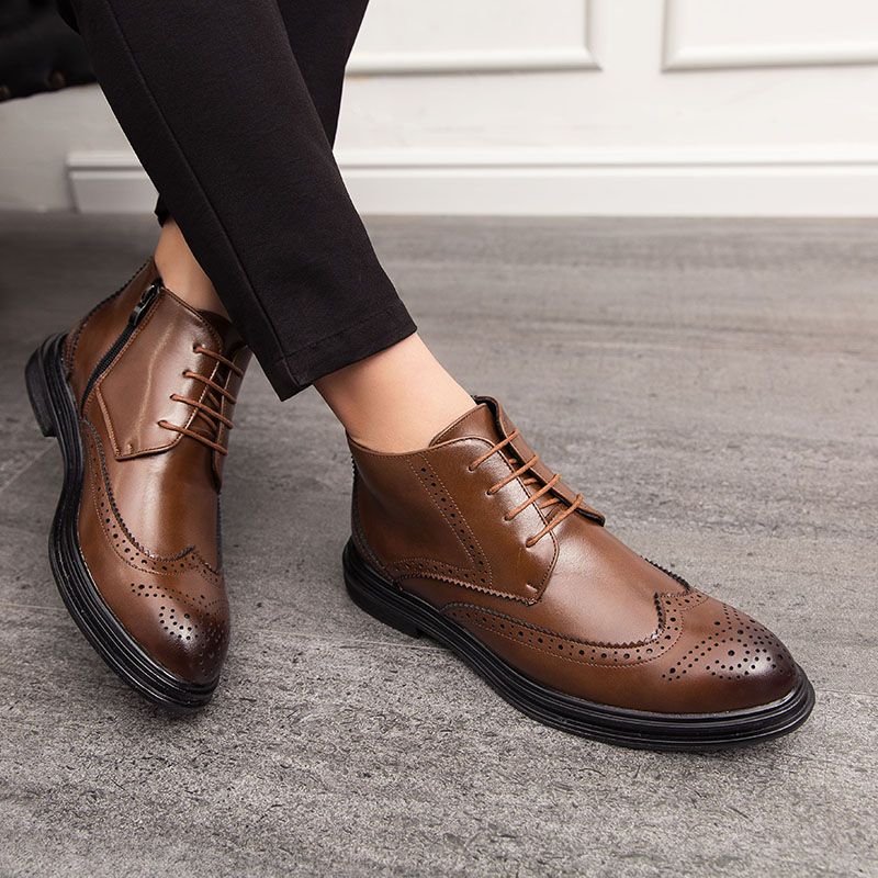 Ribes Heren Chukka Boots - Koffie