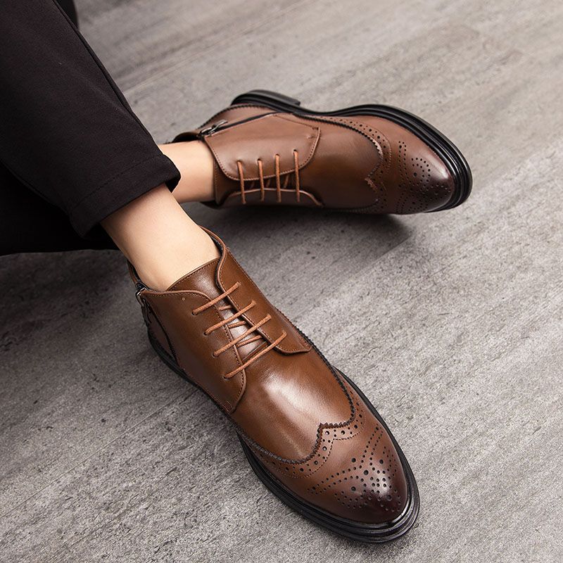 Ribes Heren Chukka Boots - Koffie
