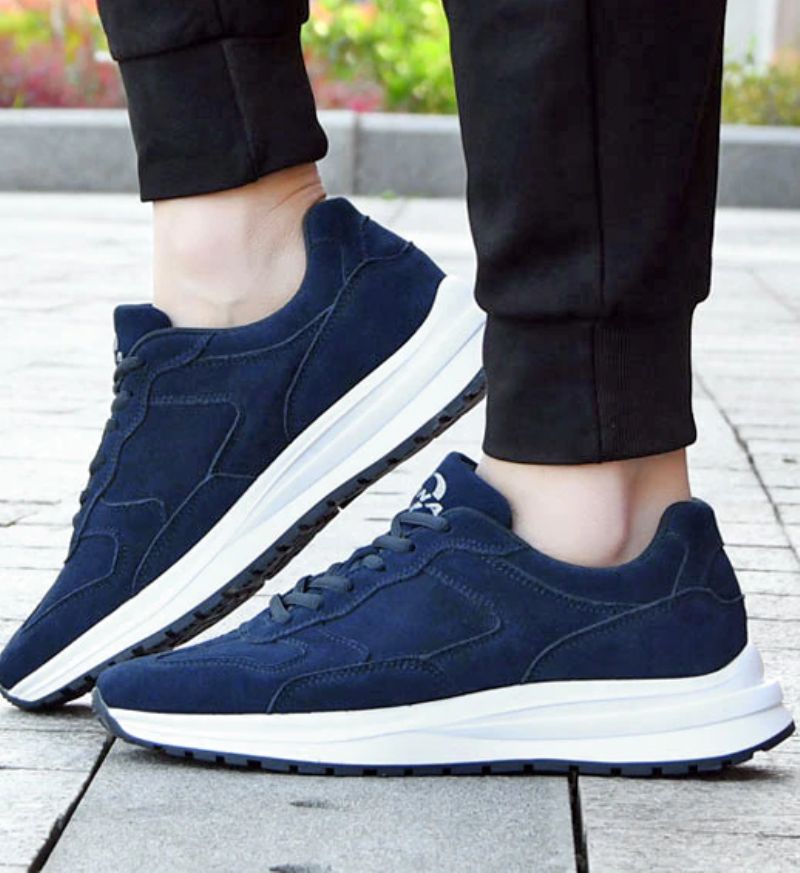 Rick Heren Suède Hardloopschoenen - Blauw