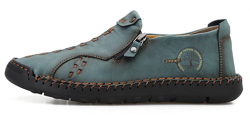 Rico Heren Loafers Casual Schoenen - Groen