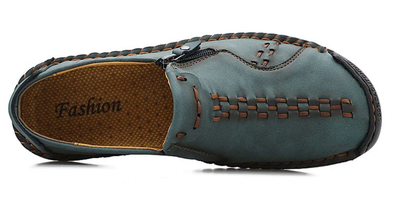 Rico Heren Loafers Casual Schoenen - Groen