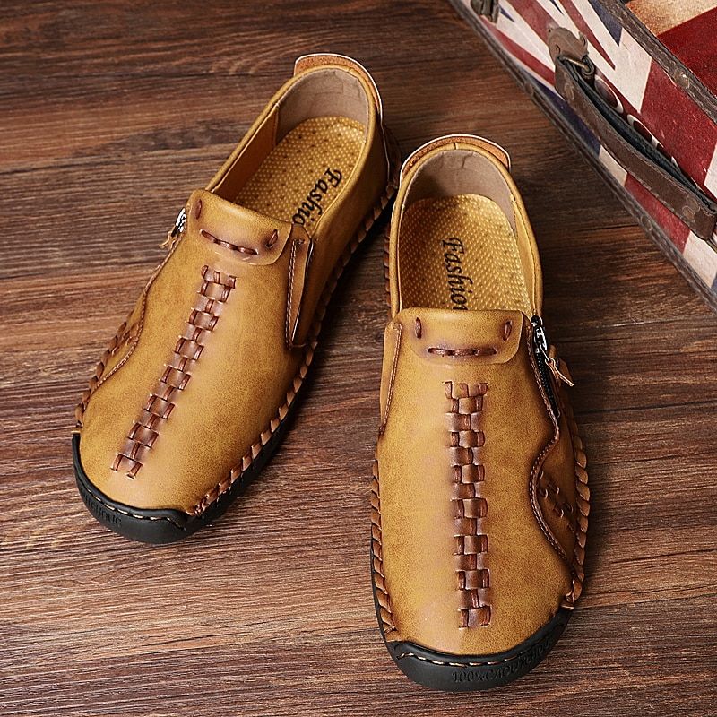 Rico Heren Loafers Casual Schoenen - Groen