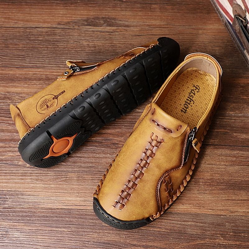 Rico Heren Loafers Casual Schoenen - Groen